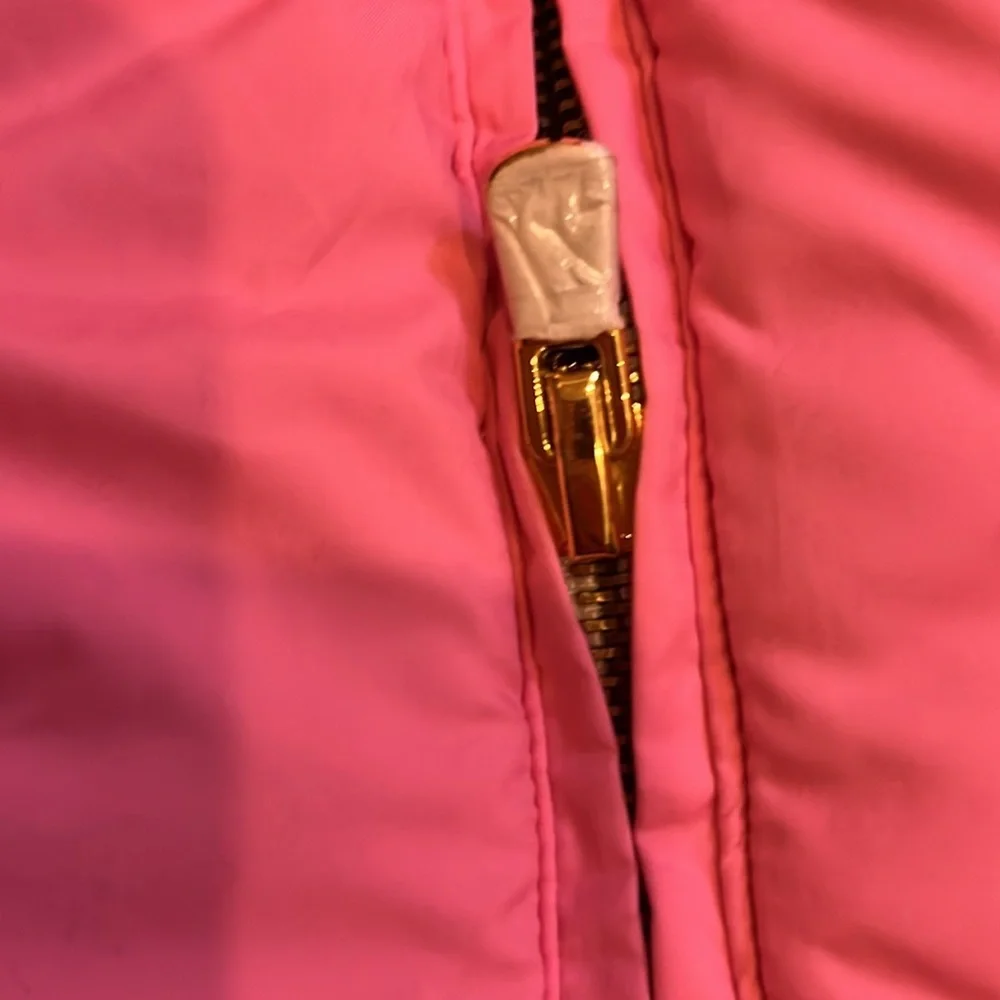 Ralph Lauren girls size 4-5 reversible puffer vest pink/cream NWOT - Picture 5 of 12